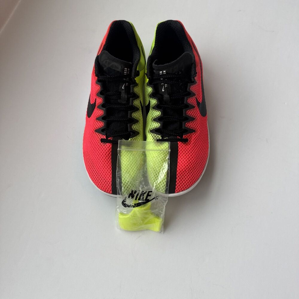 Nike Zoom Rival Distance DC8725-601 Red Volt Running Spikes Shoes Men's Size 8.5 - Picture 2 of 7